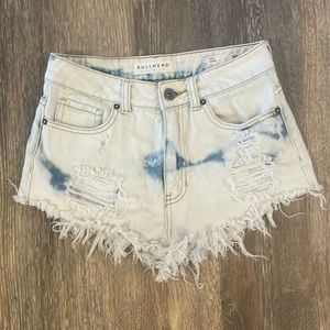 Denim washed mom shorts. SIZE 3